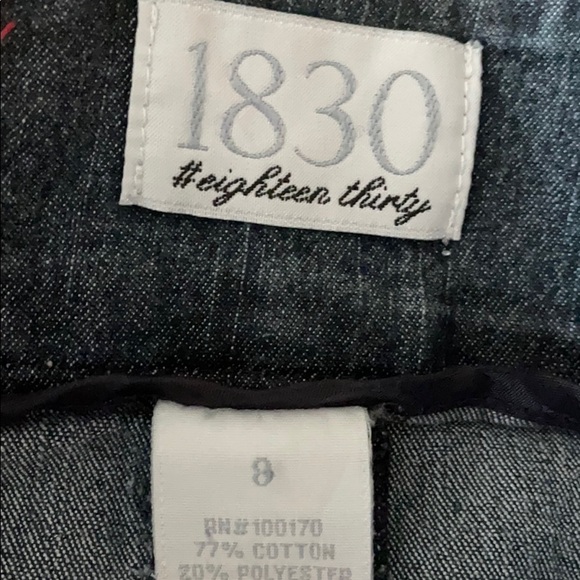 1830 denim/plaid skirt - Picture 2 of 2